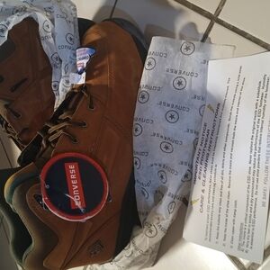 Converse Brown Boots Casual Suede Style